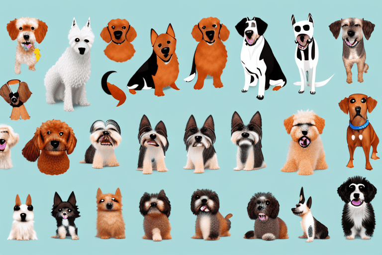 Various types of dogs