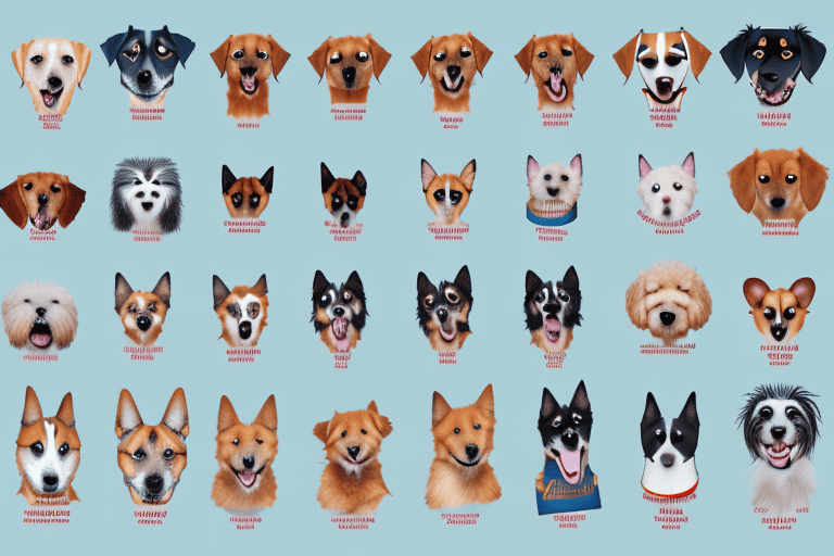 Various types of dogs