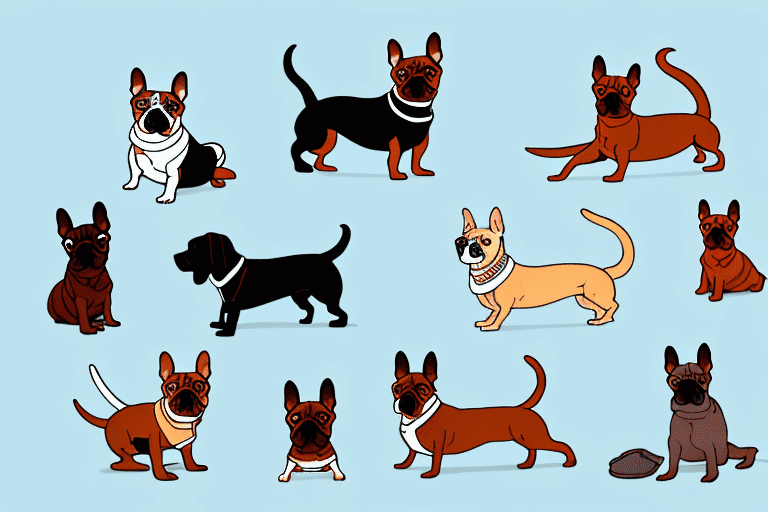 Various types of dogs