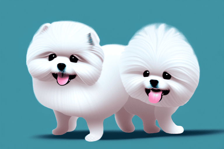 Several different types of small fluffy dogs such as pomeranians