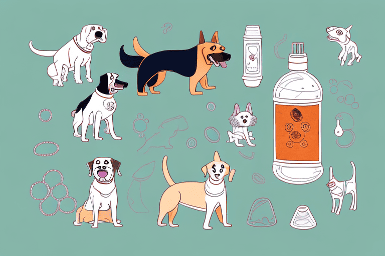 A variety of dogs