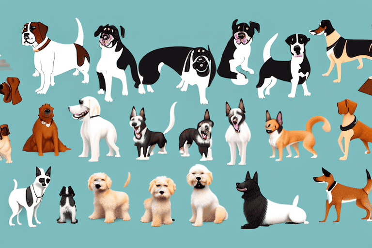 Various types of dogs