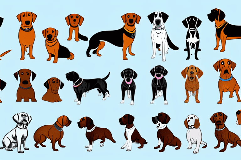 Various dog breeds