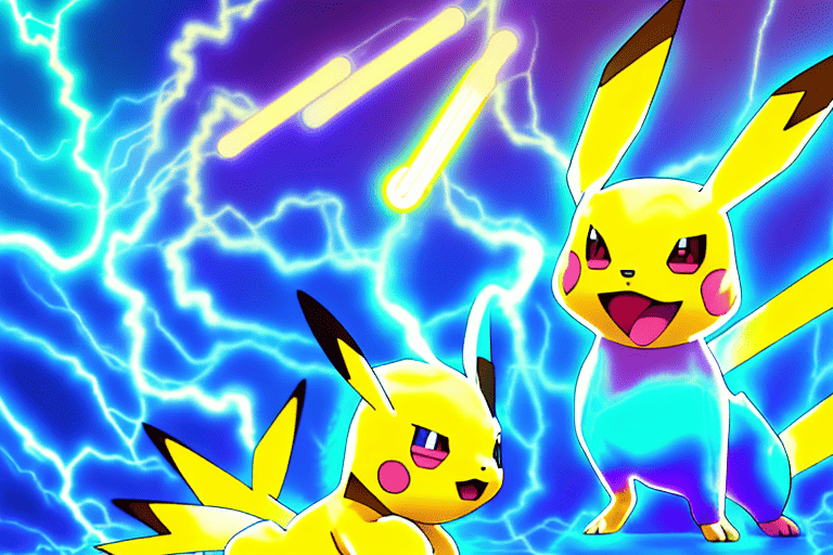 Various electric dog-type pokemon such as manectric