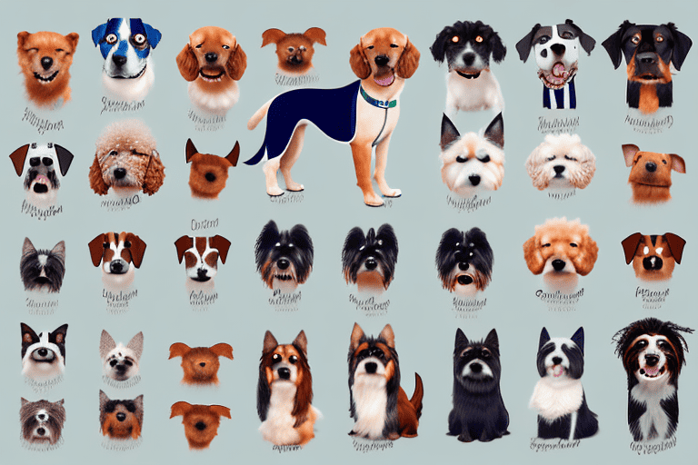 A diverse range of dog breeds from around the world