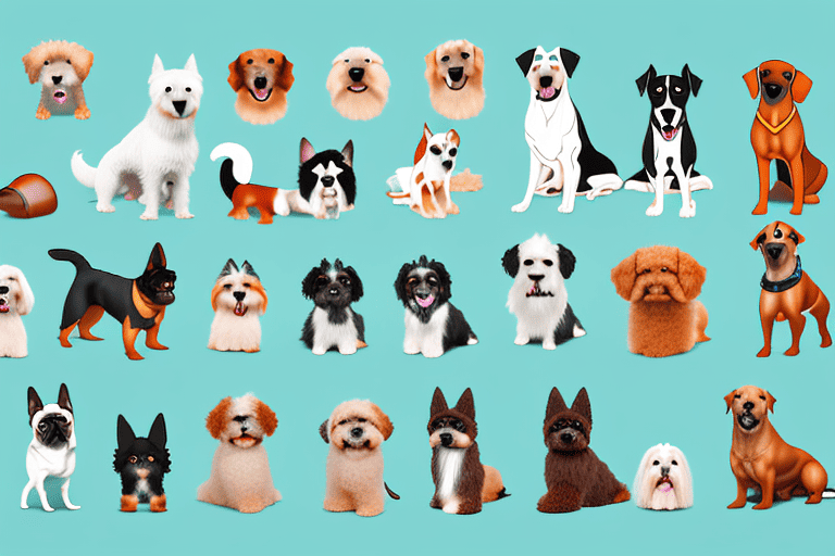 Various dog breeds