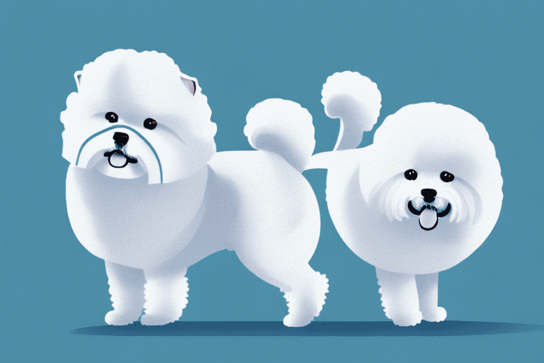 Several different types of fluffy dogs