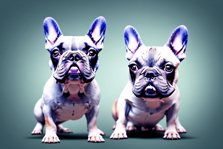 A french bulldog showcasing its distinctive features such as its bat ears