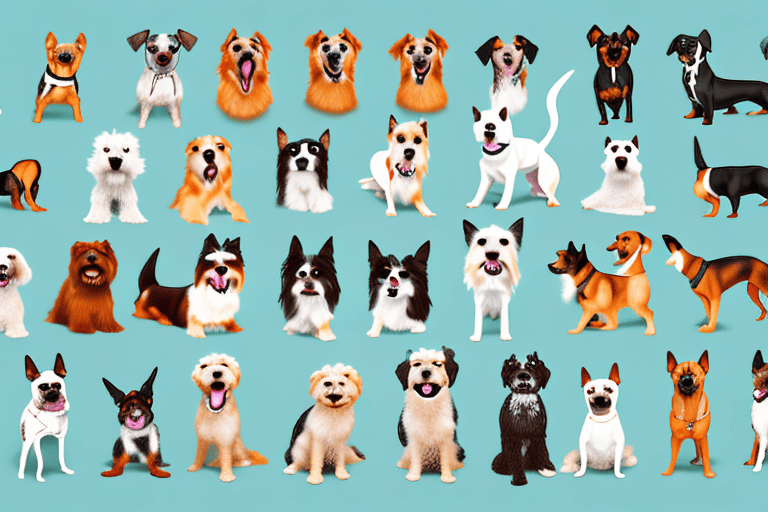 Ten different types of dogs