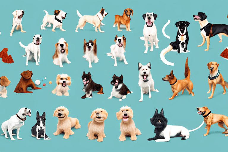 Ten different types of dogs