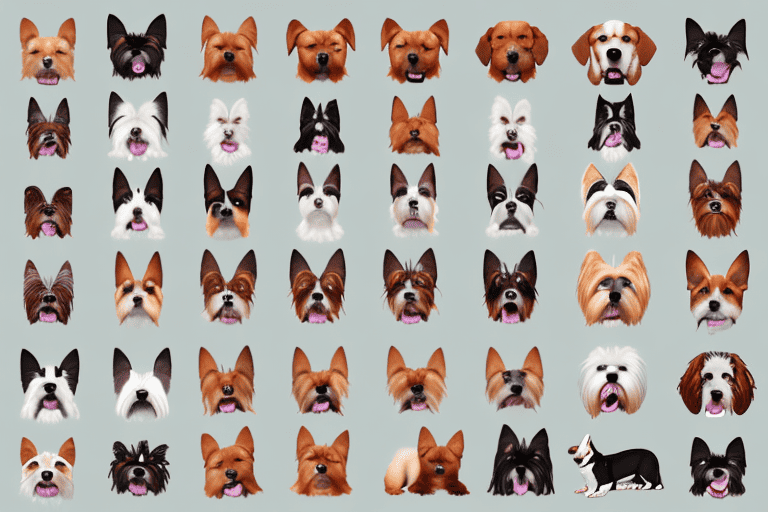 A diverse range of different dog breeds from all around the world