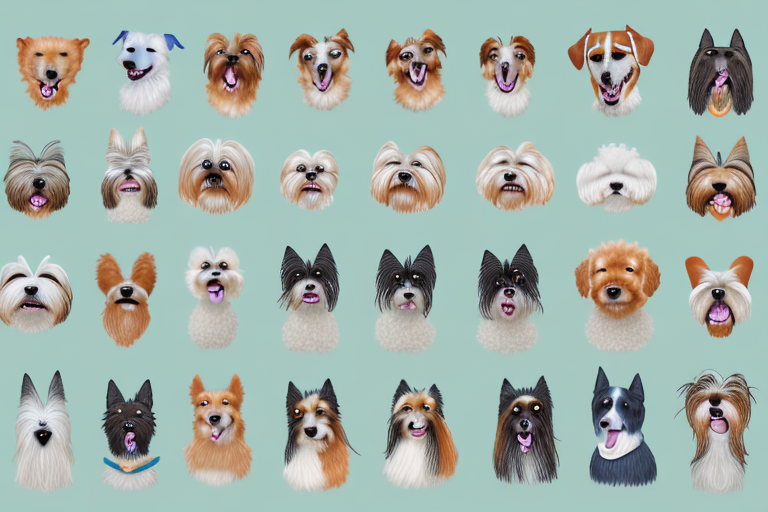 Various types of dogs