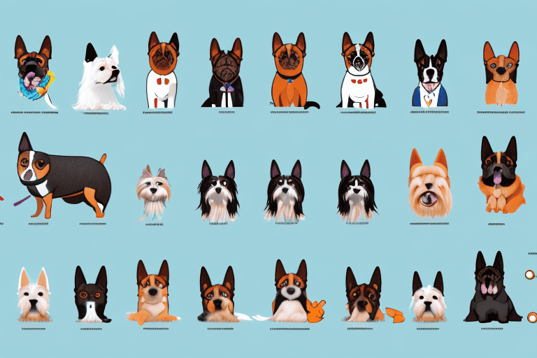 A collection of diverse dog breeds