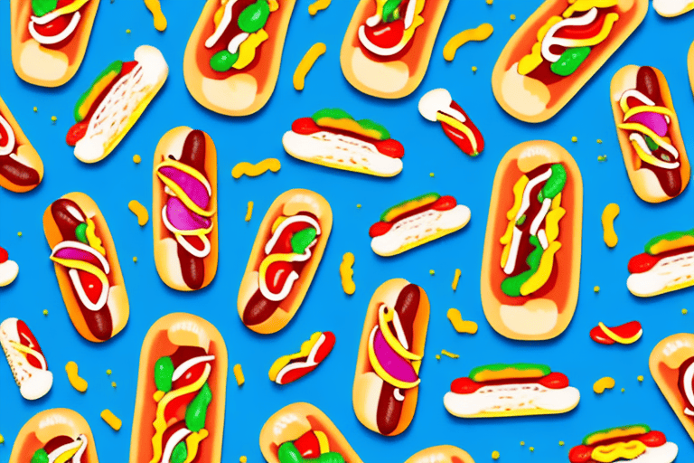 A variety of hot dogs