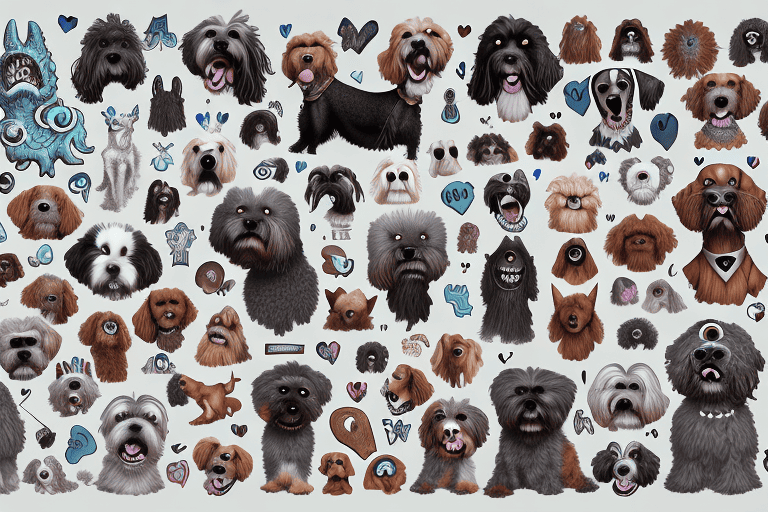 Various dog breeds