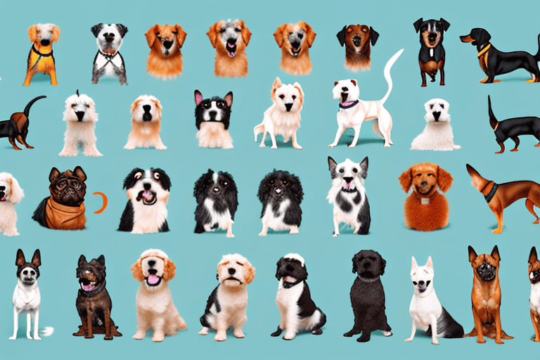 Several distinct types of dog breeds