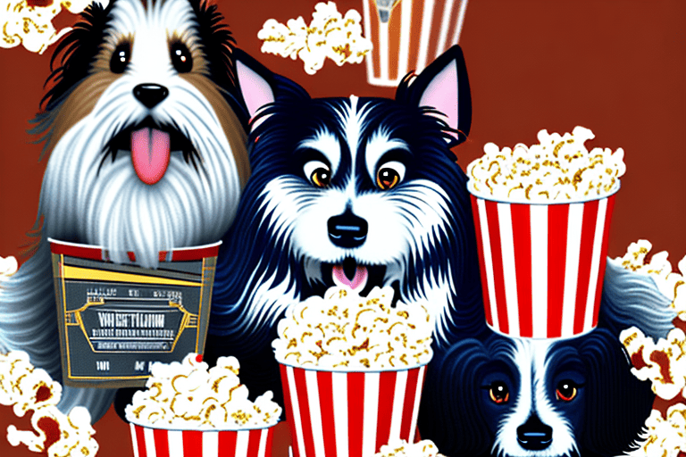 Various popular movie dogs such as lassie