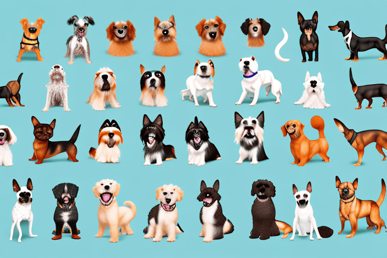 Various types of dogs