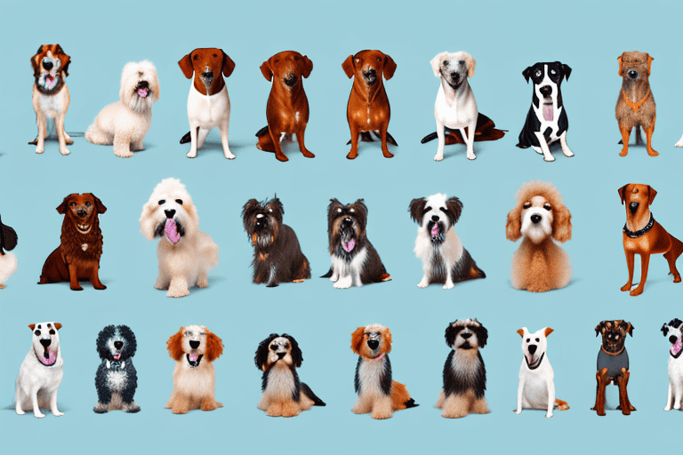 Different breeds of dogs