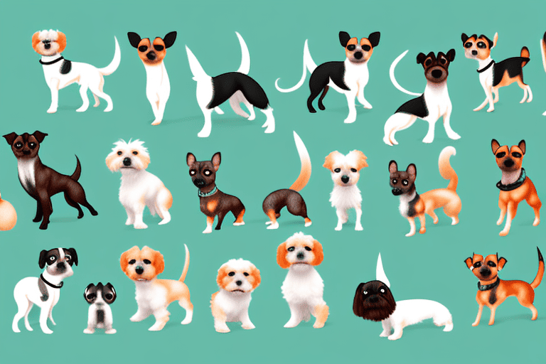 Various types of small dogs