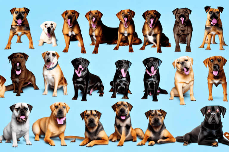 Various popular dog breeds like labrador retriever