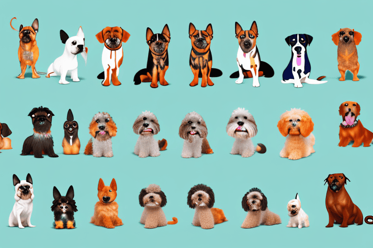 Various types of dogs