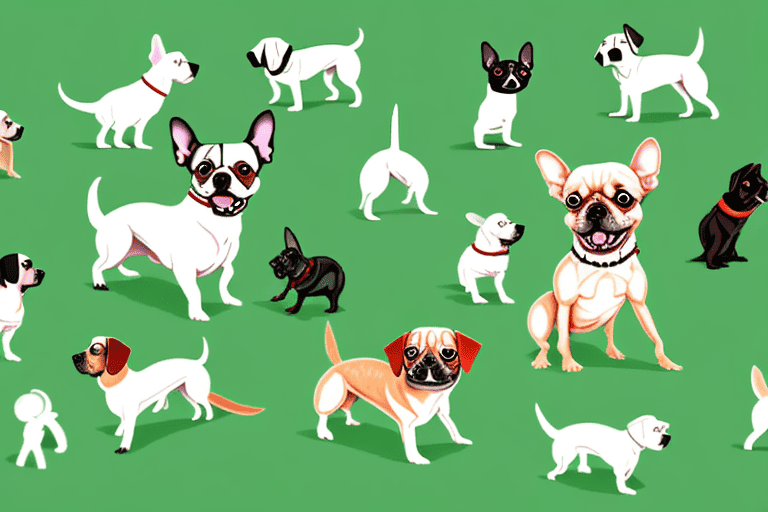 A variety of small dog breeds