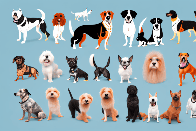 A variety of unique dog breeds