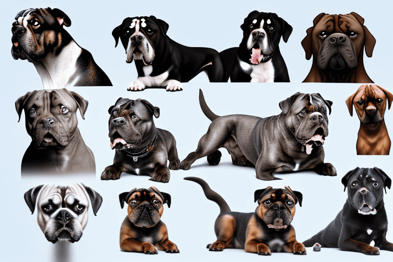 Several different breeds of strong