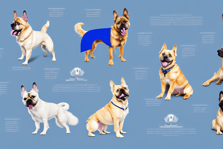 Several different popular dog breeds