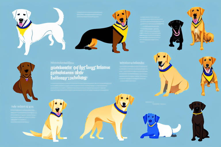 Various types of dogs