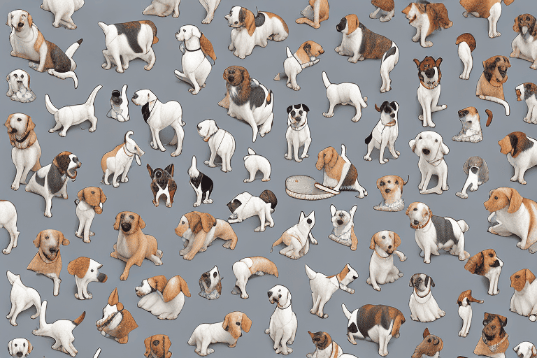 Various types of dogs