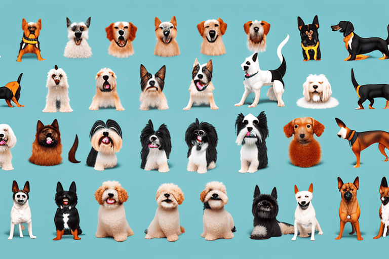 Various types of dog breeds