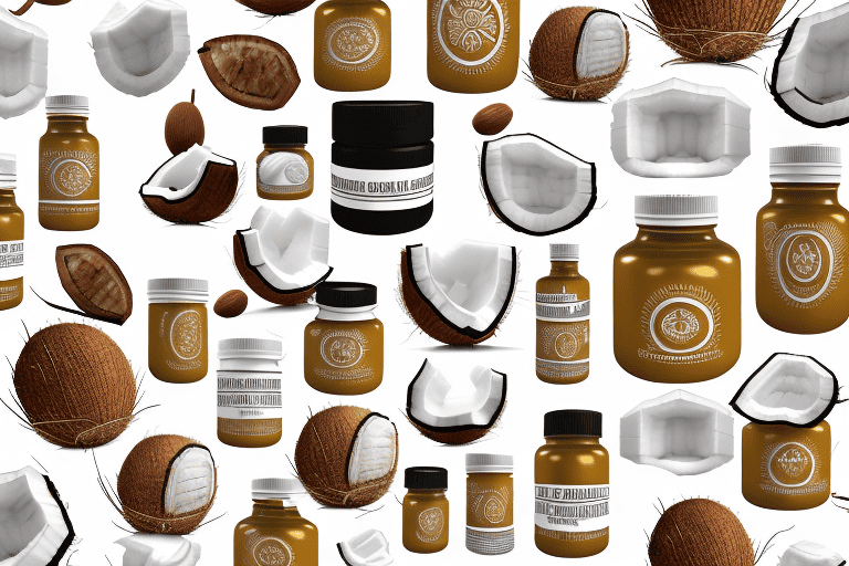 Several different types of coconut oil containers