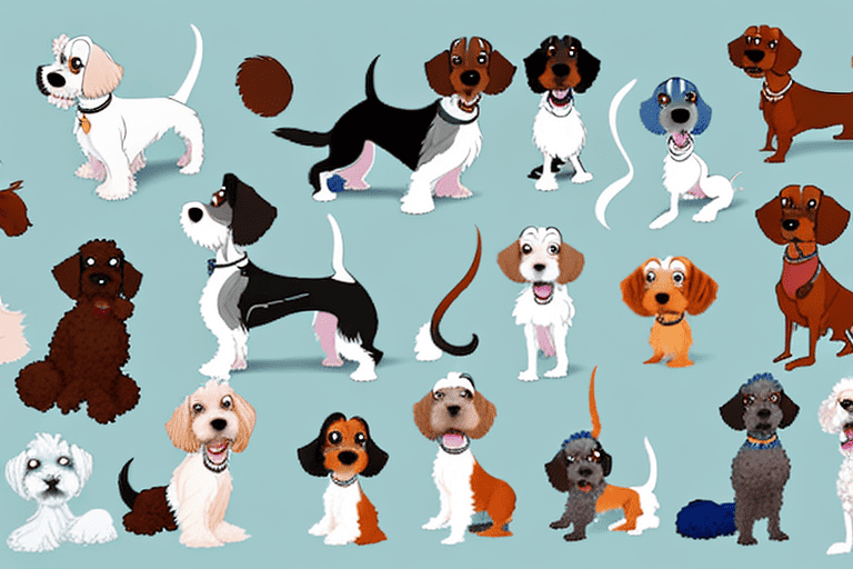 The various dog breeds featured in lady and the tramp