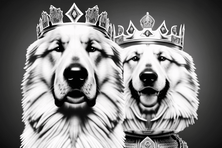 A majestic king corso dog