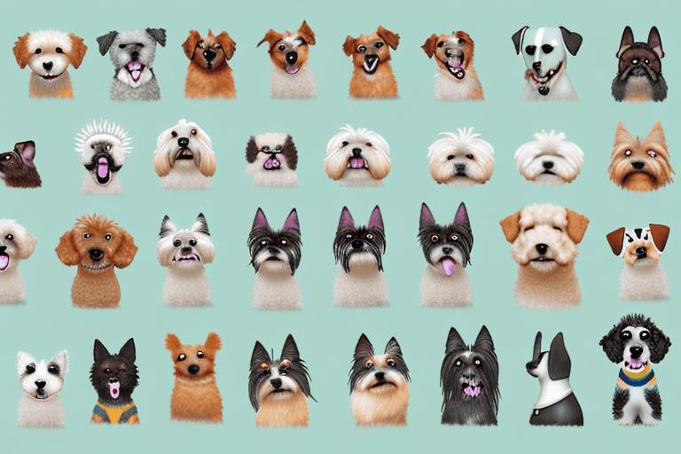 Various types of dogs