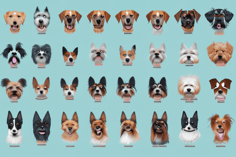 Various dog breeds from around the world