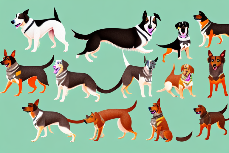 Several distinct types of australian dogs