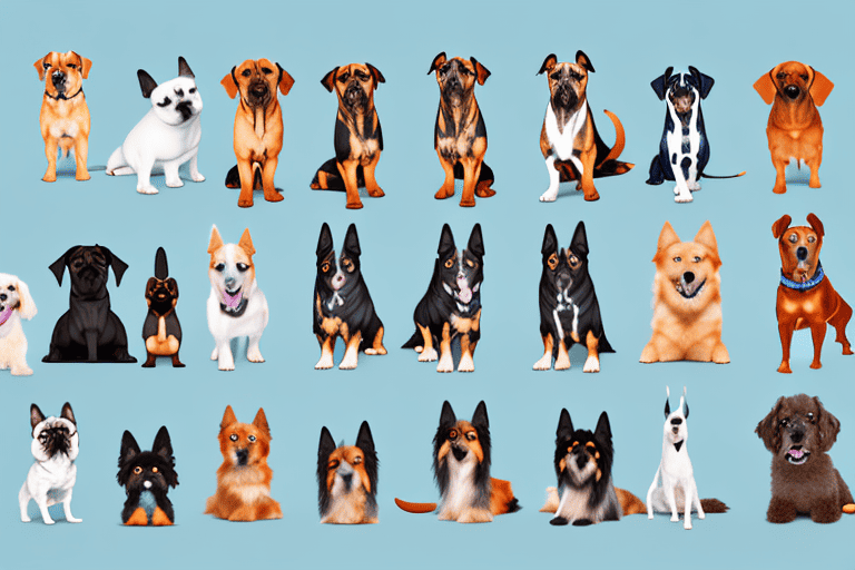 Various dog breeds