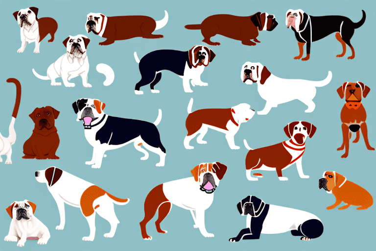 Several different types of british dog breeds