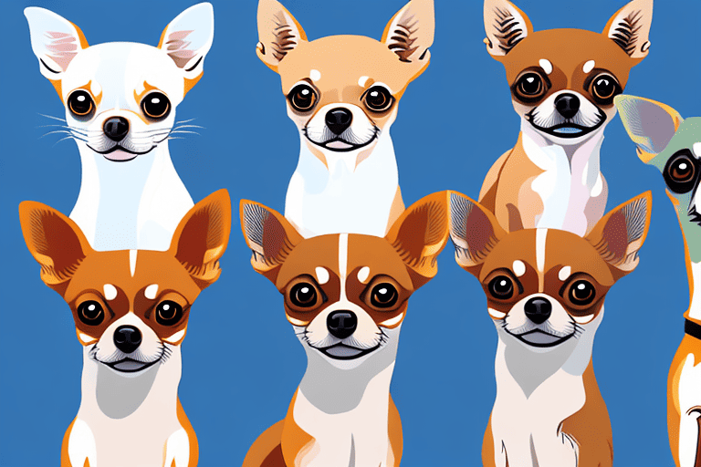 Four different types of chihuahuas