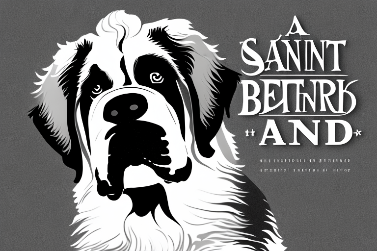 A saint bernard dog