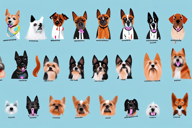 Various dog breeds