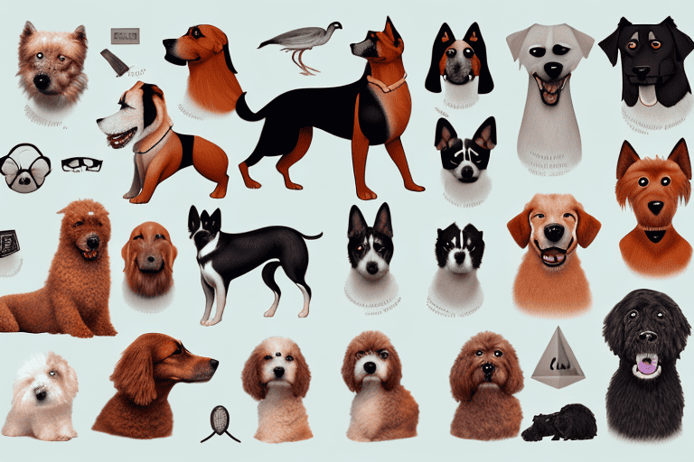 Various distinct dog breeds commonly found in india