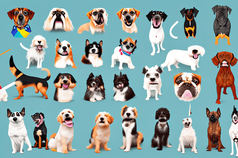 Various dog breeds