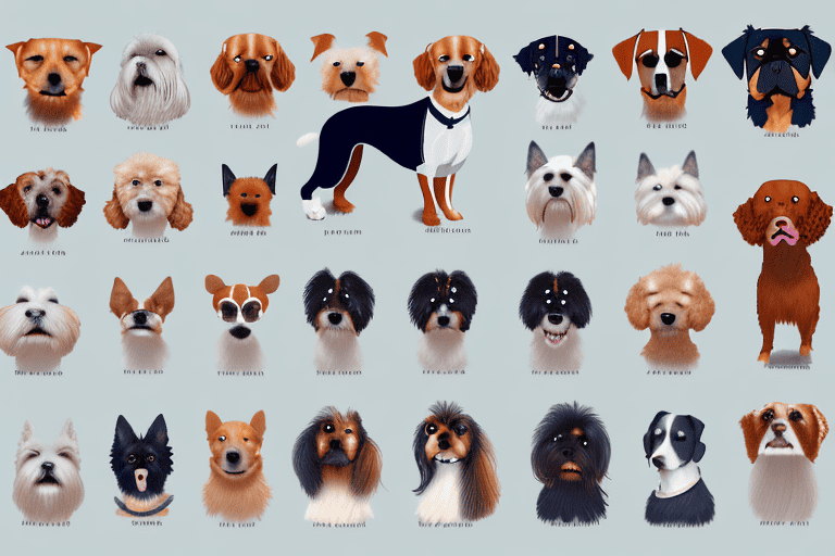 Various dog breeds