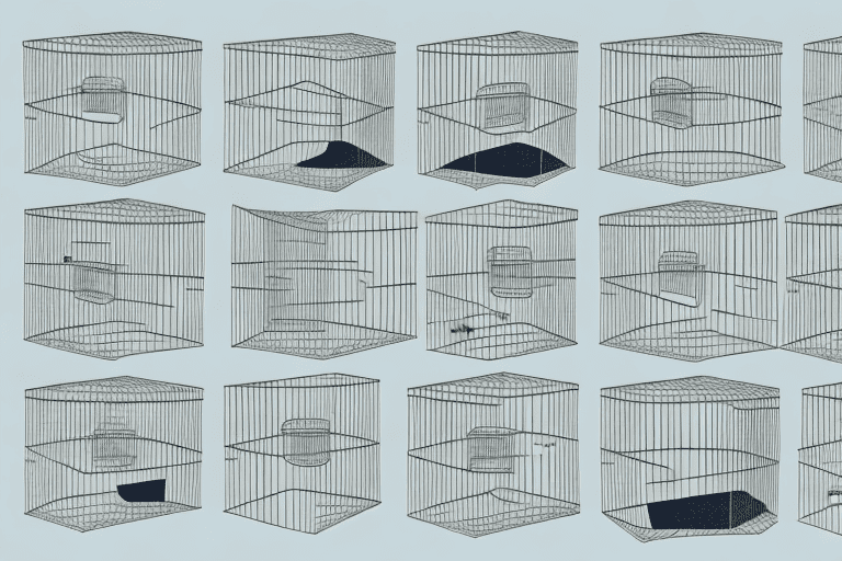 Various types of dog cages