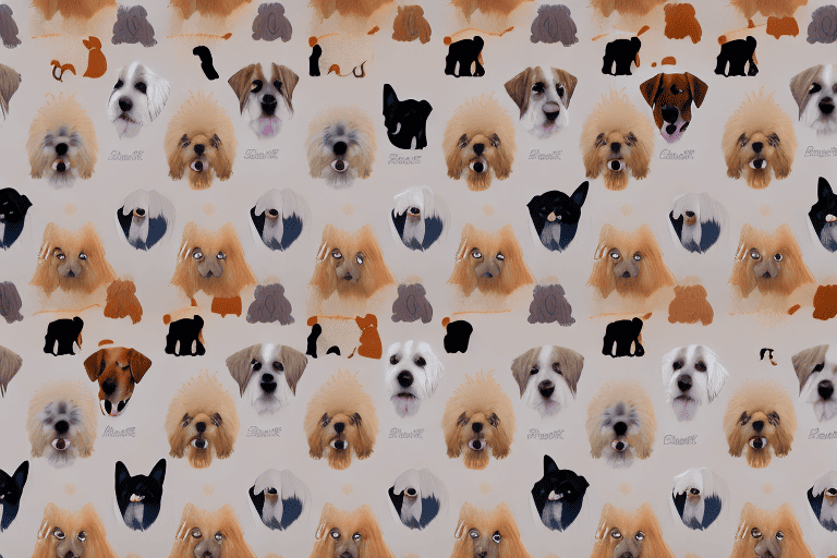 Various dog breeds in a range of colors