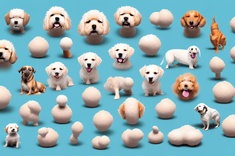 Various types of dogs with different types of lumps